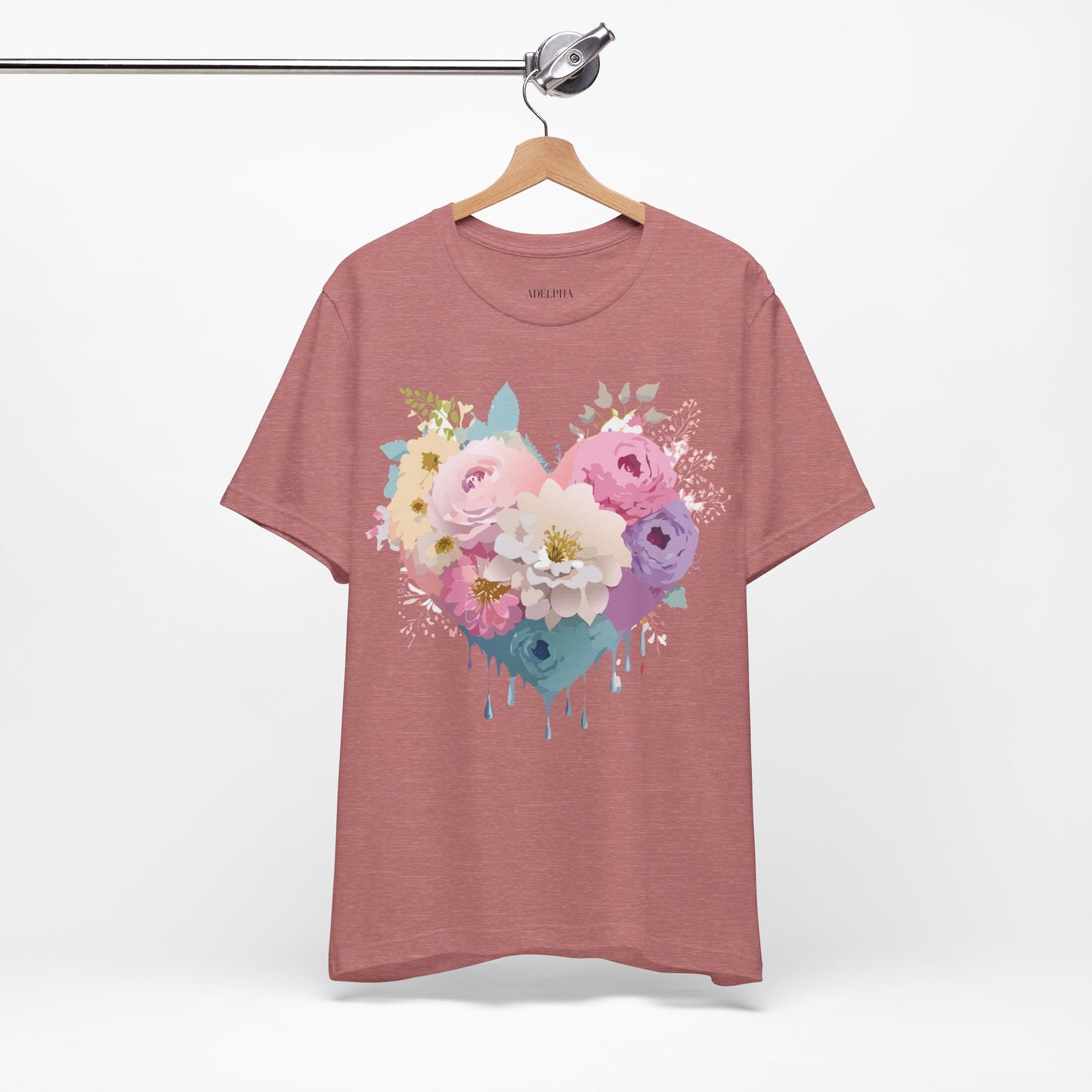 T-Shirt aus natürlicher Baumwolle – Love Story-Kollektion