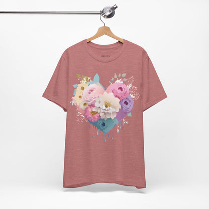 Natural Cotton Tee Shirt - Love story Collection Printify