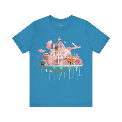 Natural Cotton Tee Shirt - Beautiful Places Collection - Vienna Printify
