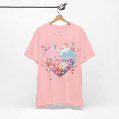 Natural Cotton Tee Shirt - Love story Collection Printify