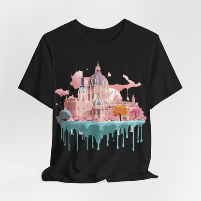 Natural Cotton Tee Shirt - Beautiful Places Collection - Vienna Printify
