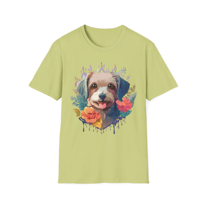 Dog Shirt Unisex Animal Tee Gildan Softstyle 64000 Short Sleeve Tee