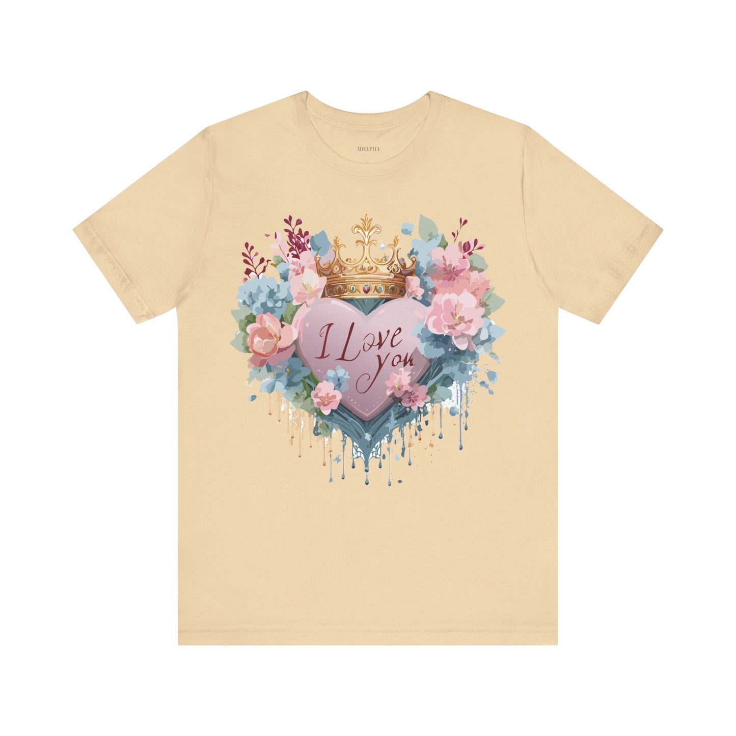 Natural Cotton Tee Shirt - Love story Collection