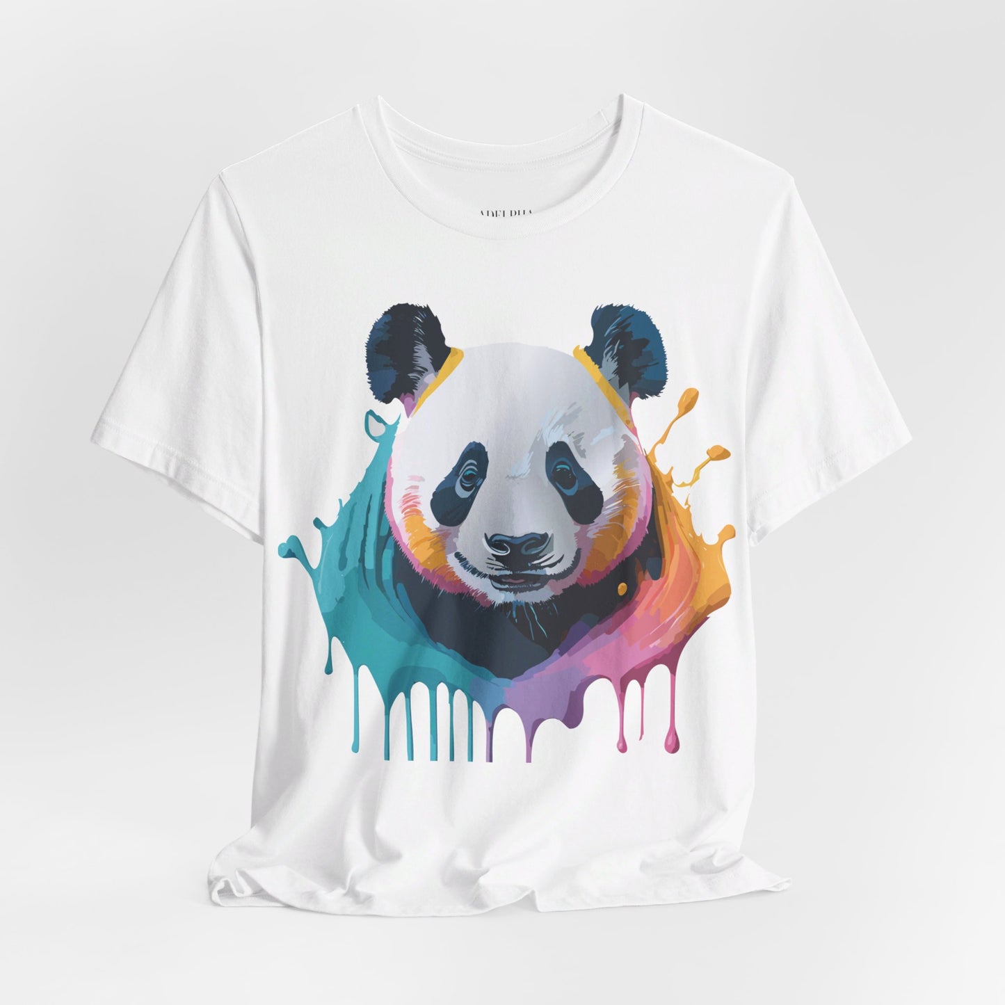 T-Shirt aus natürlicher Baumwolle mit Panda