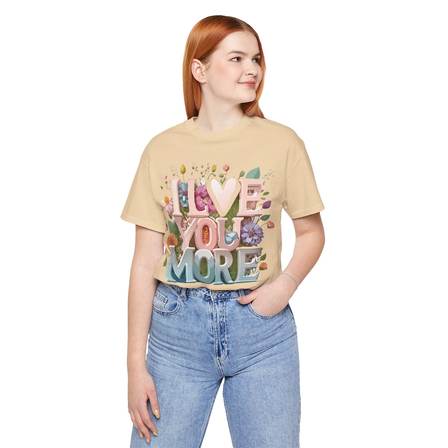 T-Shirt aus natürlicher Baumwolle – Love Story-Kollektion