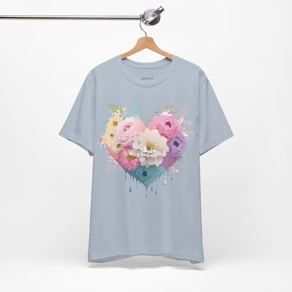 Natural Cotton Tee Shirt - Love story Collection Printify