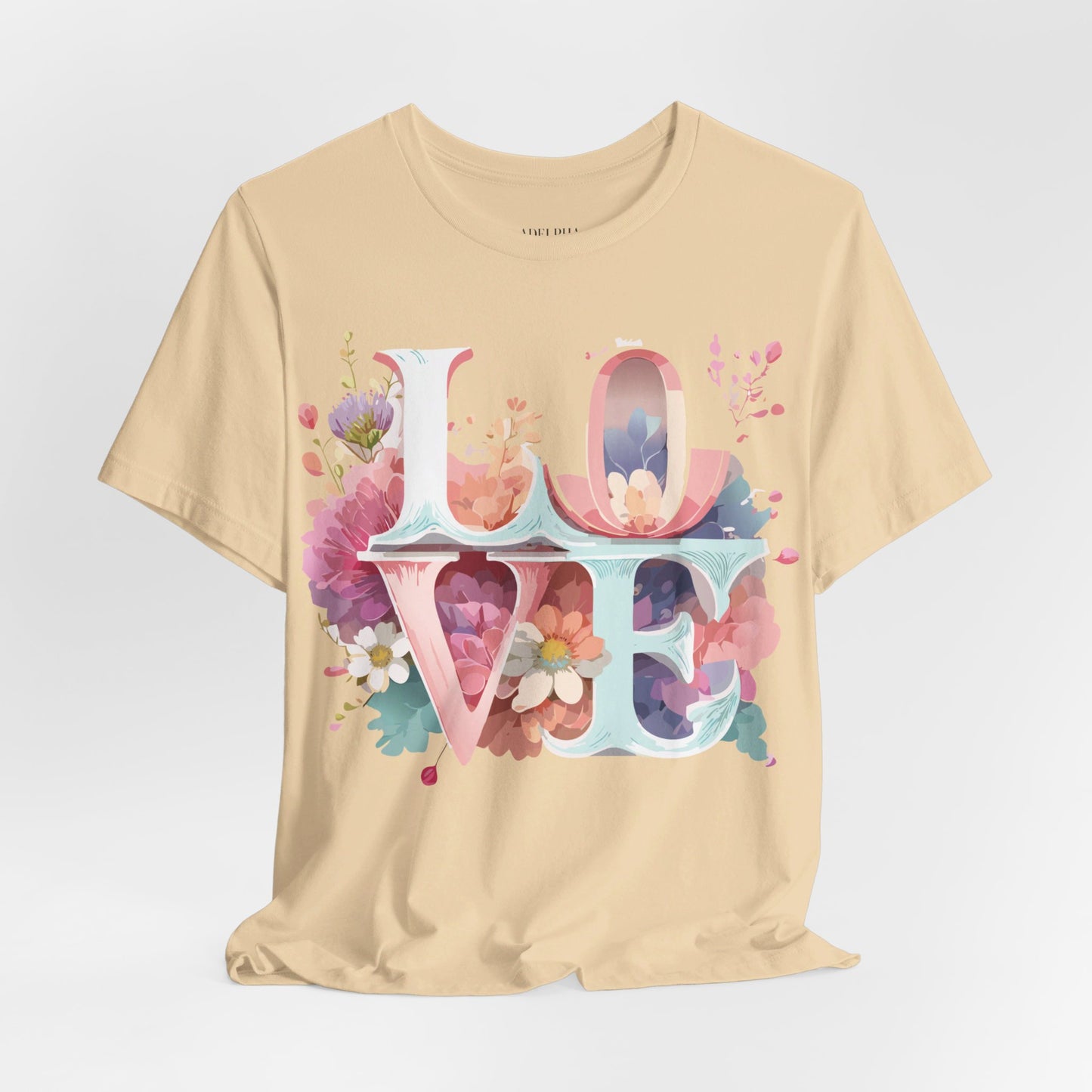 T-shirt en coton naturel - Collection Love story