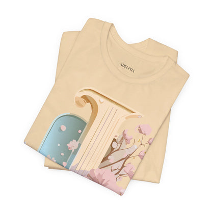 Natural Cotton Tee Shirt - Letters Collection - J Printify