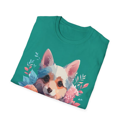 Dog Shirt Unisex Animal Print Tee With Cute Dog Designs And Comfort