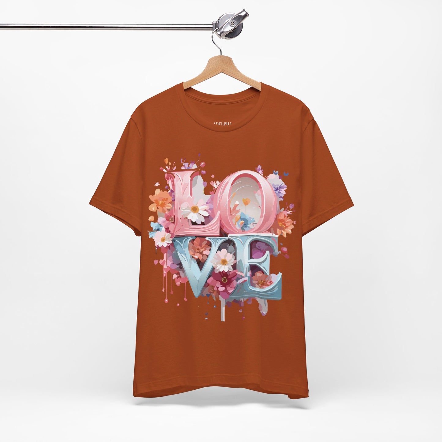 T-Shirt aus natürlicher Baumwolle – Love Story Collection