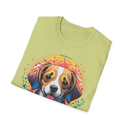 Dog Shirt Unisex Animal Tee Gildan 64000 Softstyle Ring Spun Cotton