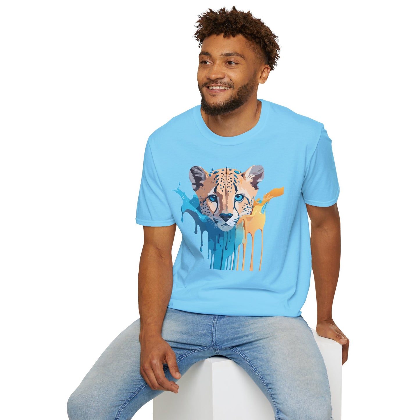 Cheetah Shirt, Shirt with Cheetah, Cheetah Tee, Shirt with Animals
