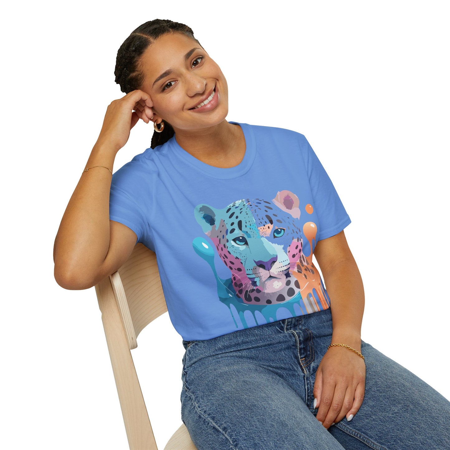 Cheetah Shirt, Shirt with Cheetah, Cheetah Tee, Shirt with Animals