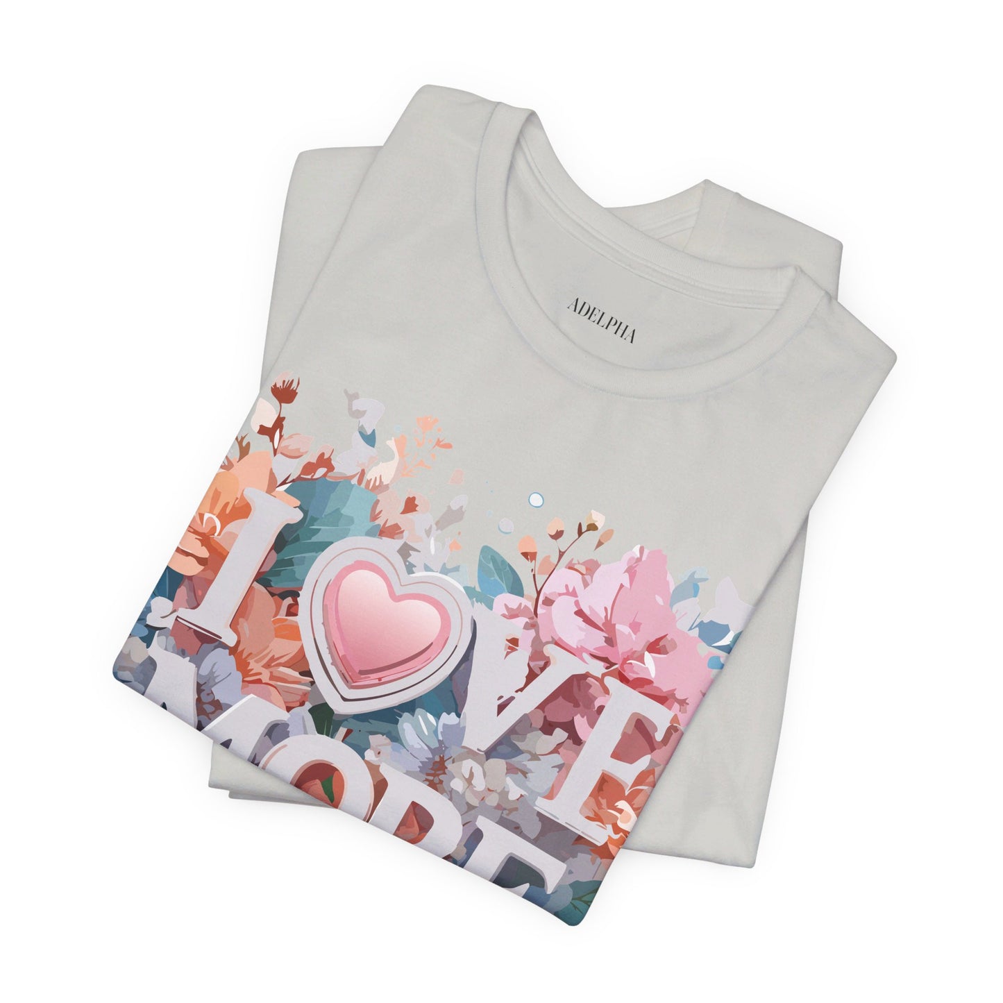 T-shirt en coton naturel - Collection Love story