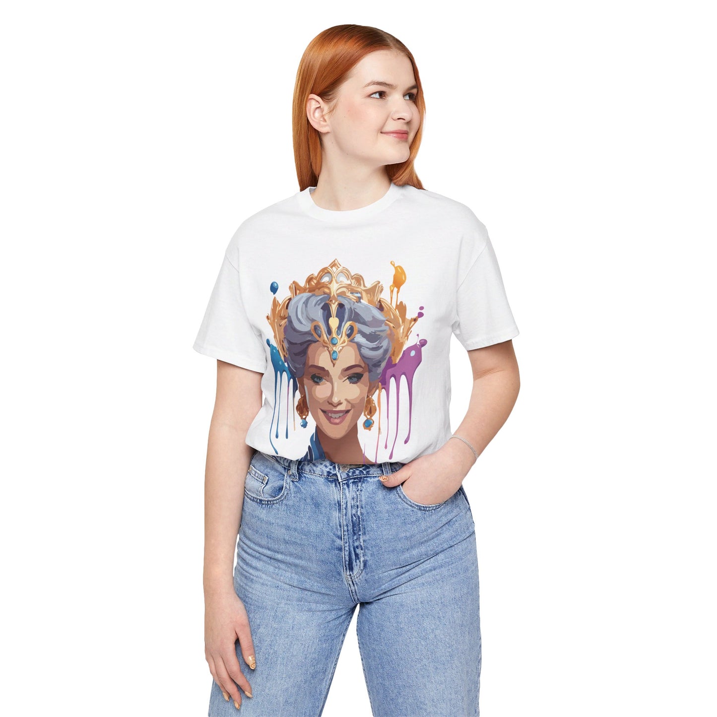 Natural Cotton Tee Shirt - Queen Collection