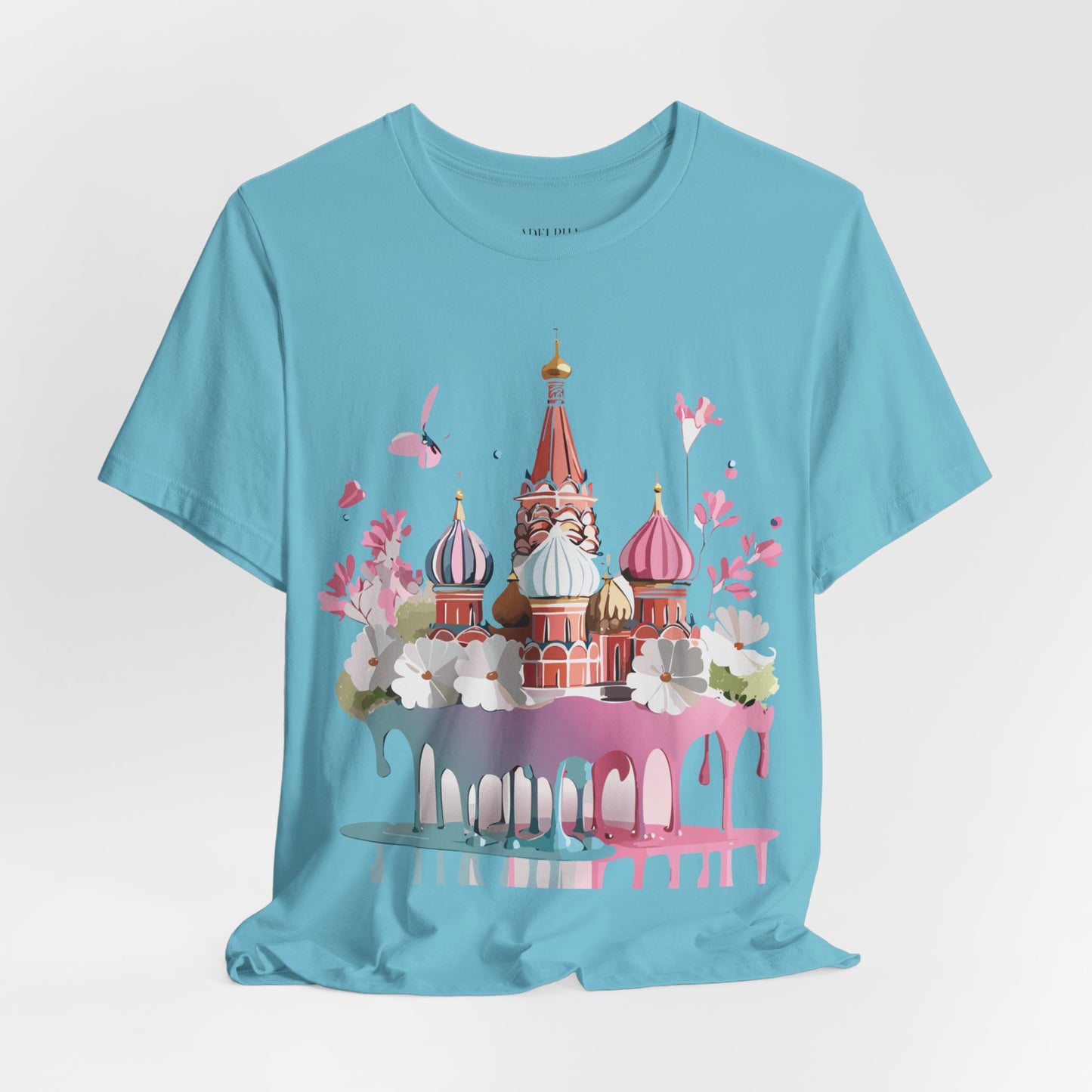 Natural Cotton Tee Shirt - Beautiful Places Collection - Moscow