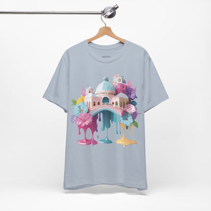 Natural Cotton Tee Shirt - Beautiful Places Collection - Venice Printify