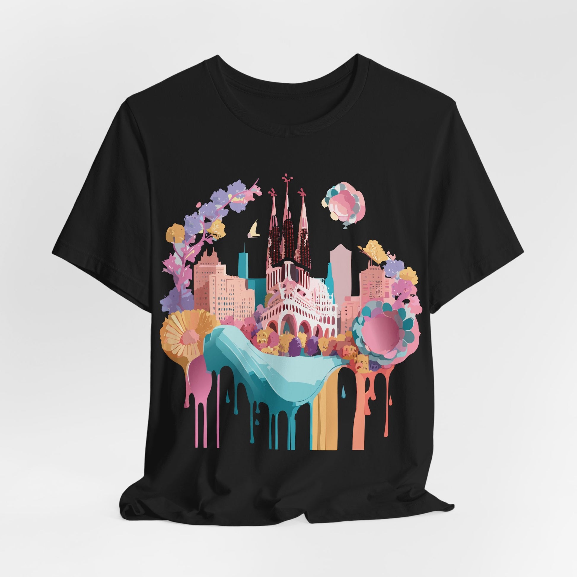 Tourist Shirt, Shirt with Barcelona - ADELPHA