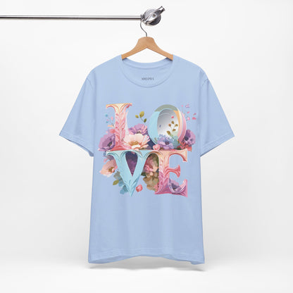Natural Cotton Tee Shirt - Love story Collection Printify