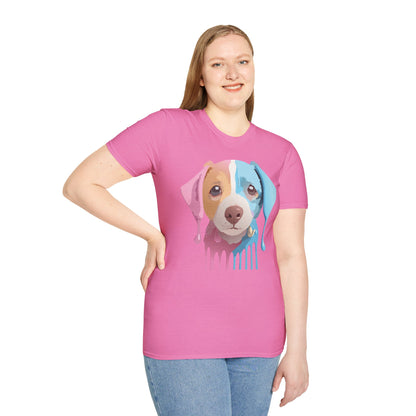 Unisex Dog Shirt Animal Tee Gildan Softstyle 64000 Cotton Tee