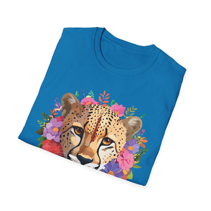 Cheetah Print Shirt Softstyle Tee Gildan 64000 100 Percent Ring Spun Cotton