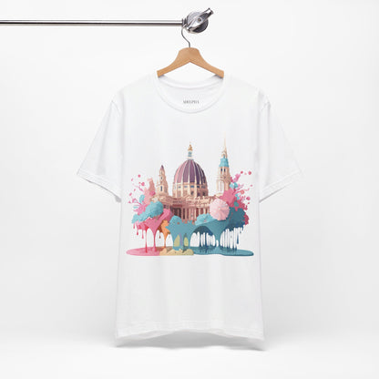 Natural Cotton Tee Shirt - Beautiful Places Collection - Vienna Printify
