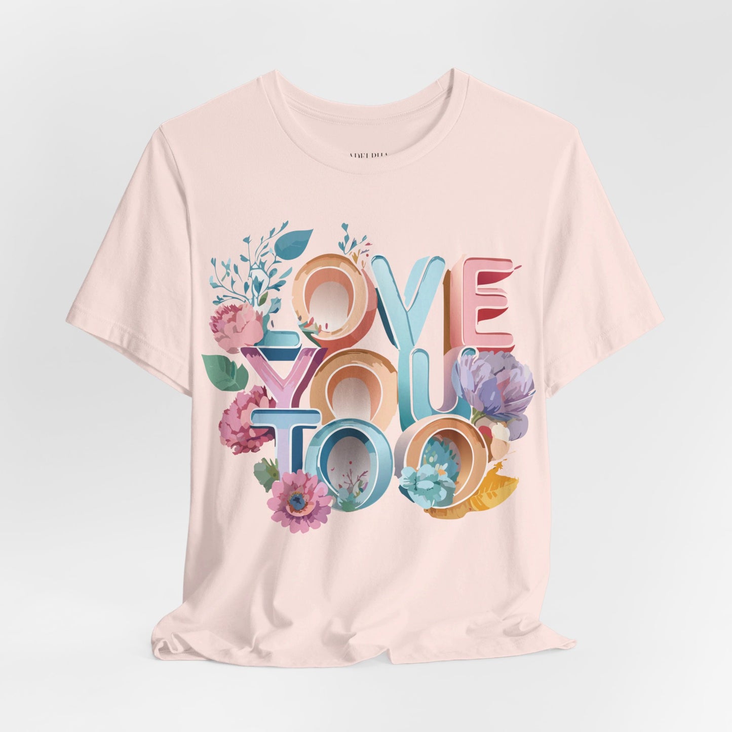 T-shirt en coton naturel - Collection Love story