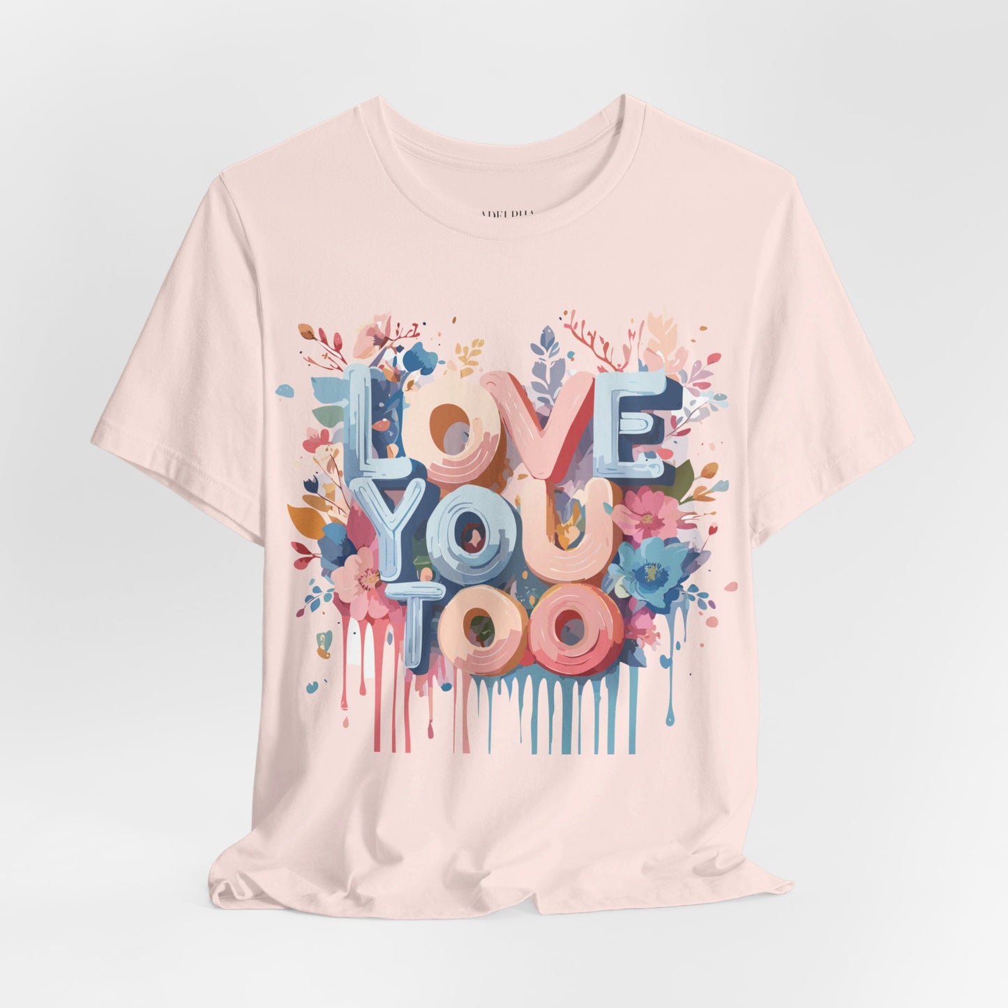 T-Shirt aus natürlicher Baumwolle – Love Story-Kollektion