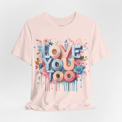 Natural Cotton Tee Shirt - Love story Collection Printify