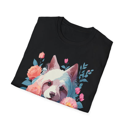 Dog Shirt Unisex Softstyle Cotton Tee Gildan 64000 With Animal Designs