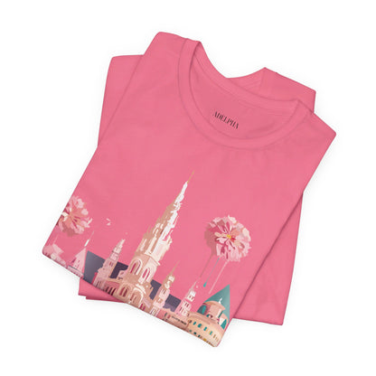 Natural Cotton Tee Shirt - Beautiful Places Collection - Vienna Printify