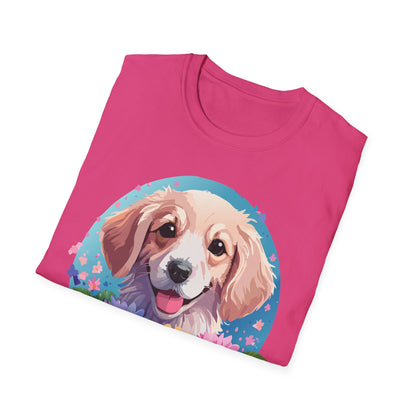 Unisex Dog Shirt Animal Tee Gildan Softstyle 64000 100 Percent Cotton