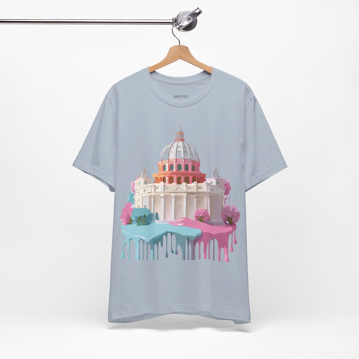 Natural Cotton Tee Shirt - Beautiful Places Collection - Rome