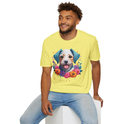 Dog Shirt Unisex Animal Short Sleeve Tee Gildan Softstyle 64000 Cotton Tee