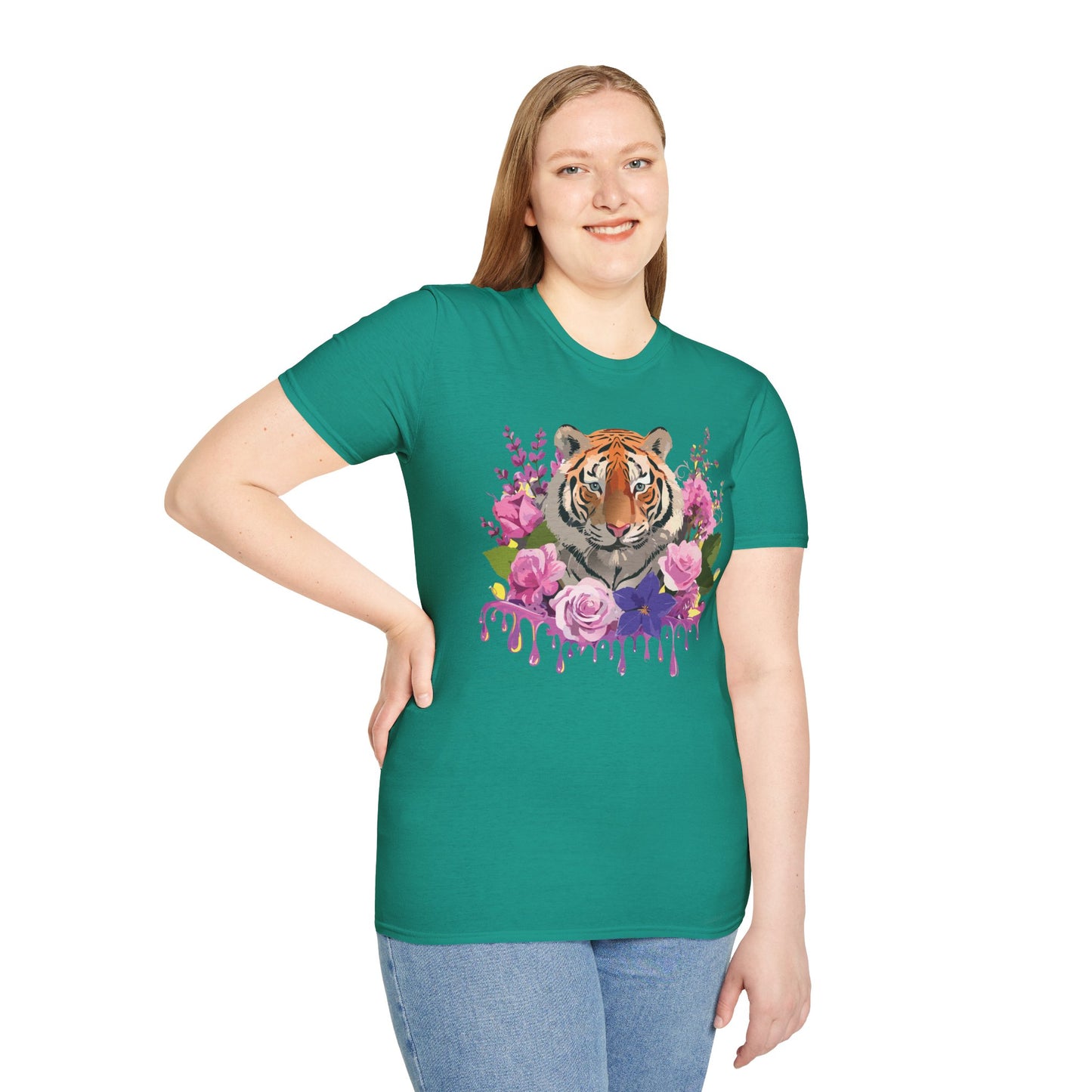 Tiger Shirt, Shirt with Tiger, Animal Tee, Shirt with Animals