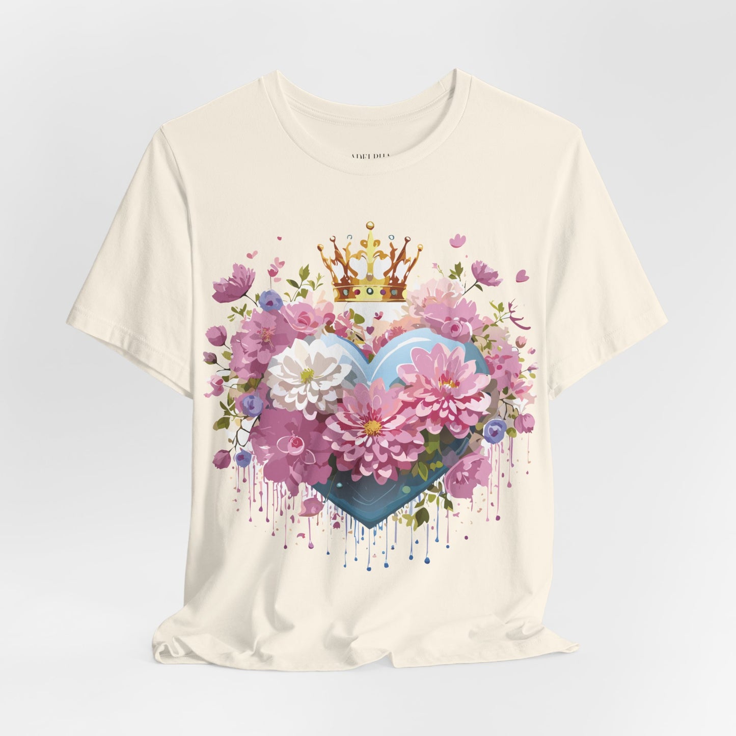 Natural Cotton Tee Shirt - Love story Collection