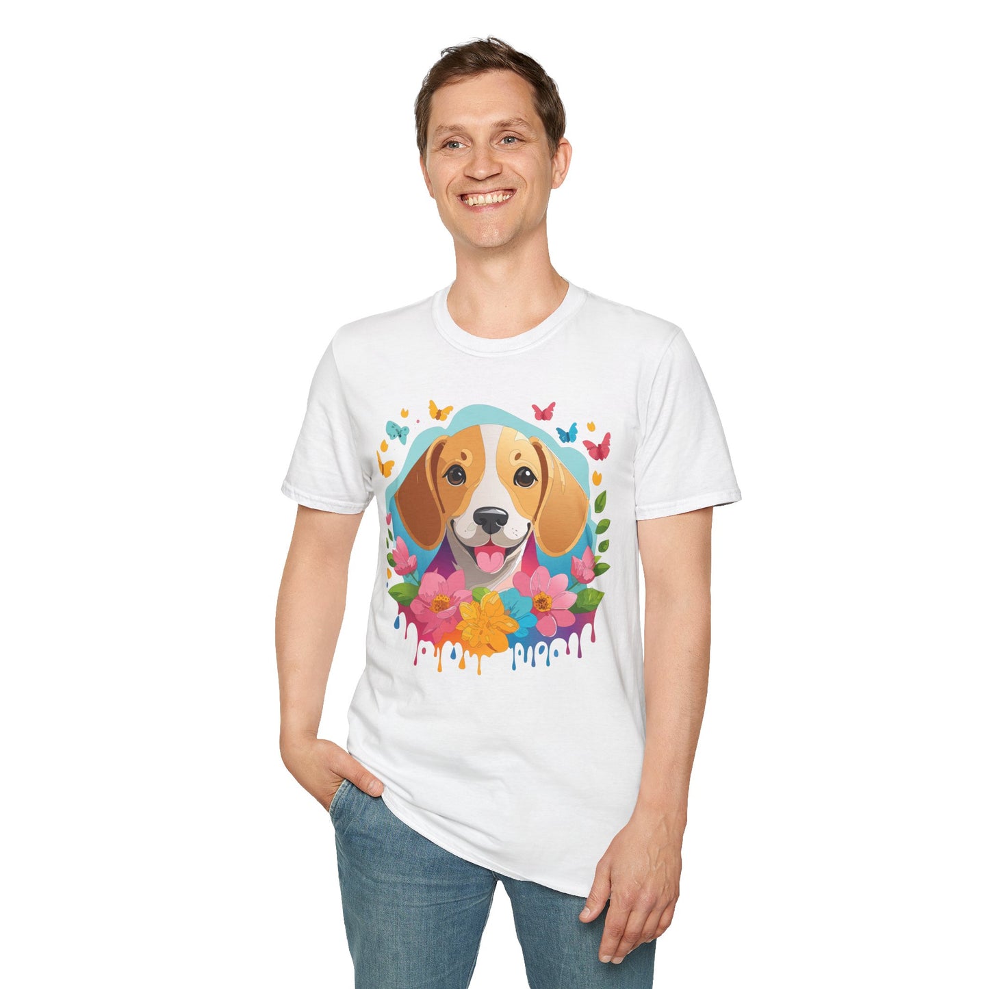 Dog Shirt, Shirt with Dog, Animal Tee, Shirt with Animals