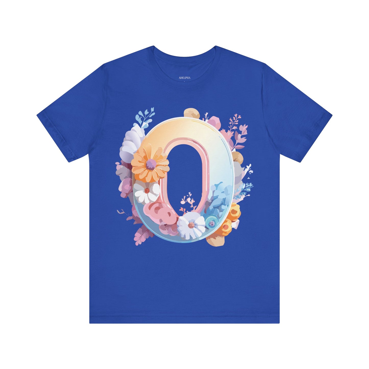 Natural Cotton Tee Shirt - Letters Collection - O