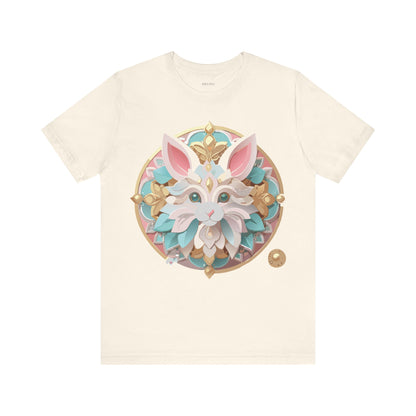 Natural Cotton Tee Shirt - Medallion Collection Printify