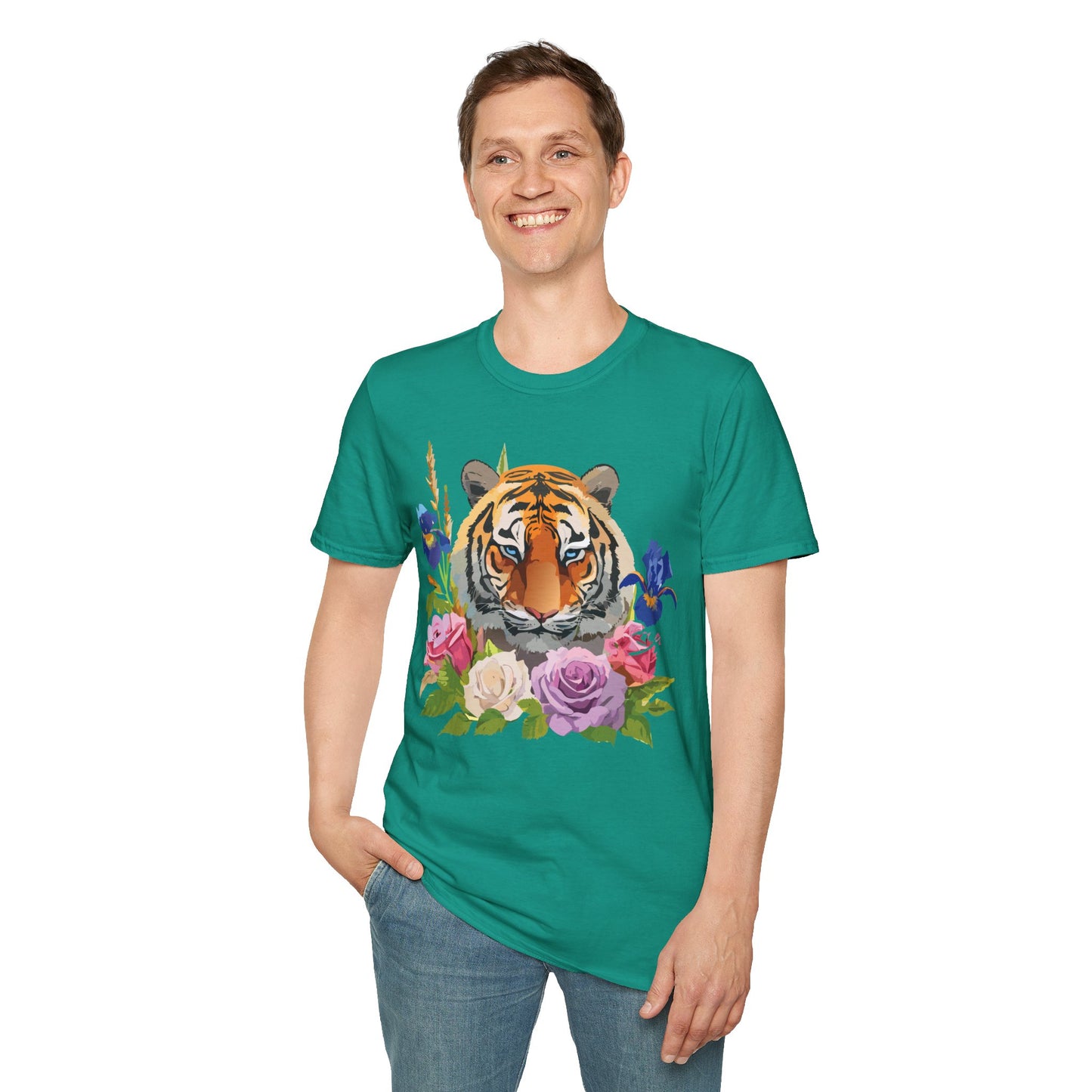 Tiger Shirt, Shirt with Tiger, Animal Tee, Shirt with Animals