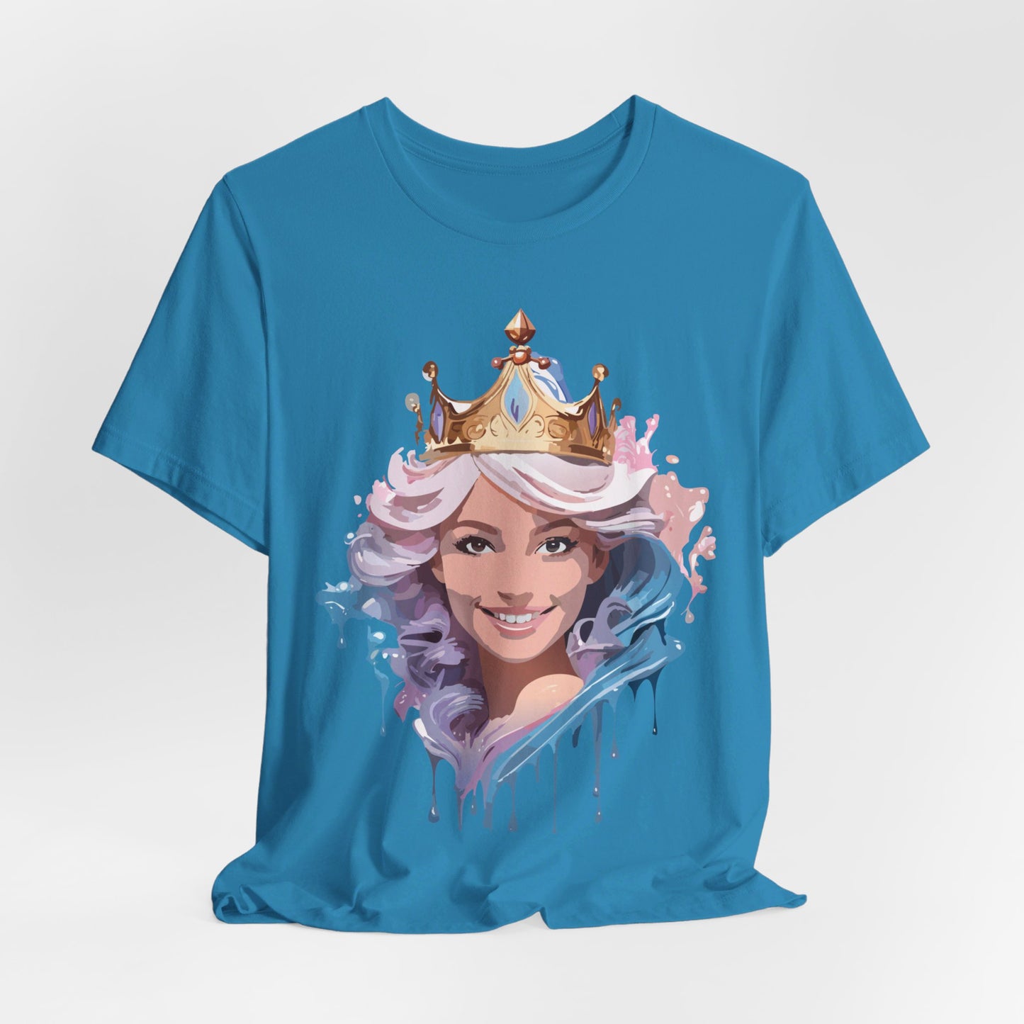 T-Shirt aus natürlicher Baumwolle – Queen Collection