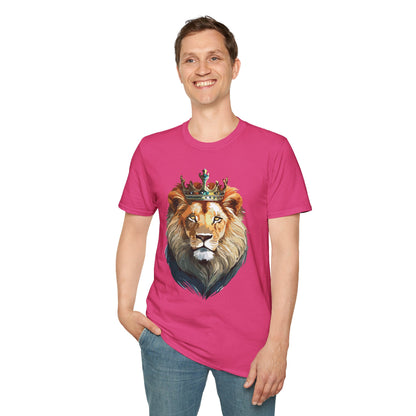 Lion Shirt Unisex Softstyle Tee Gildan 64000 100 Percent Ring Spun Cotton