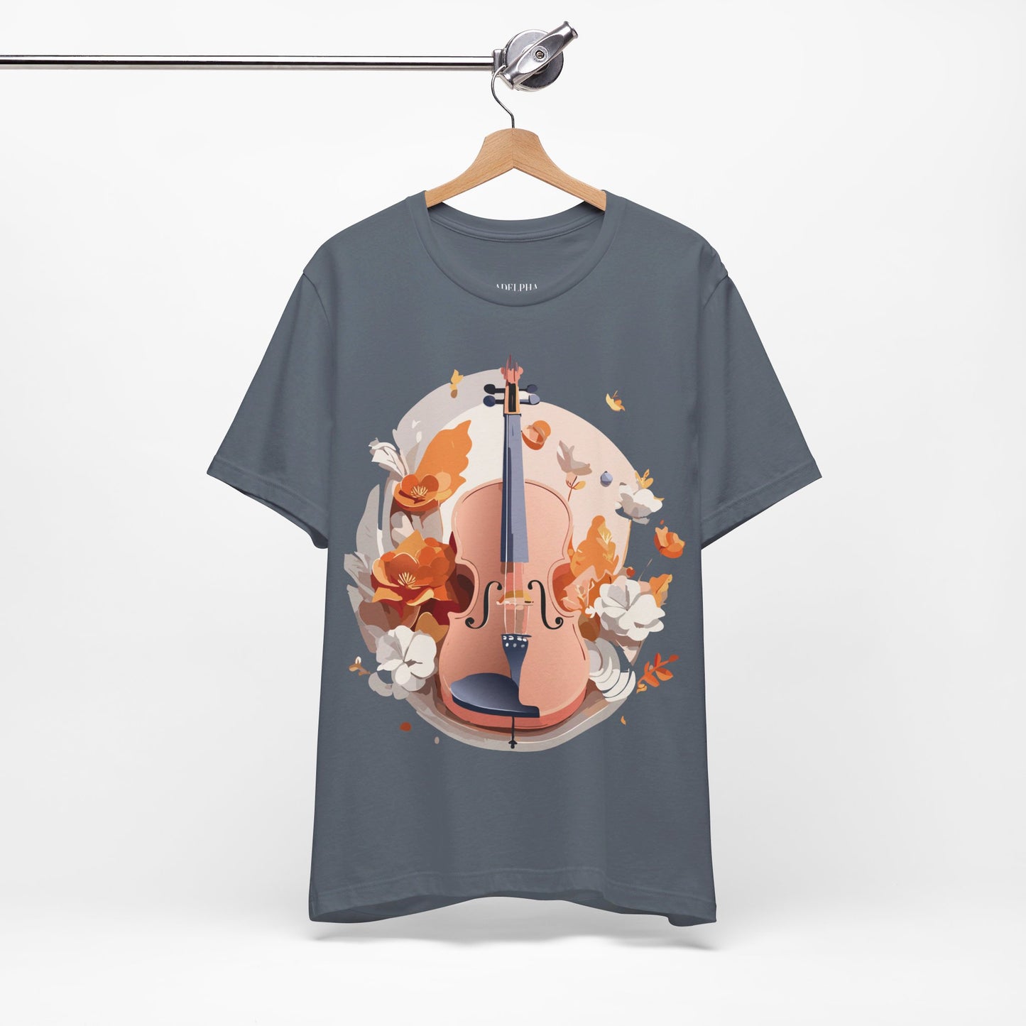 T-Shirt aus natürlicher Baumwolle – Musikkollektion