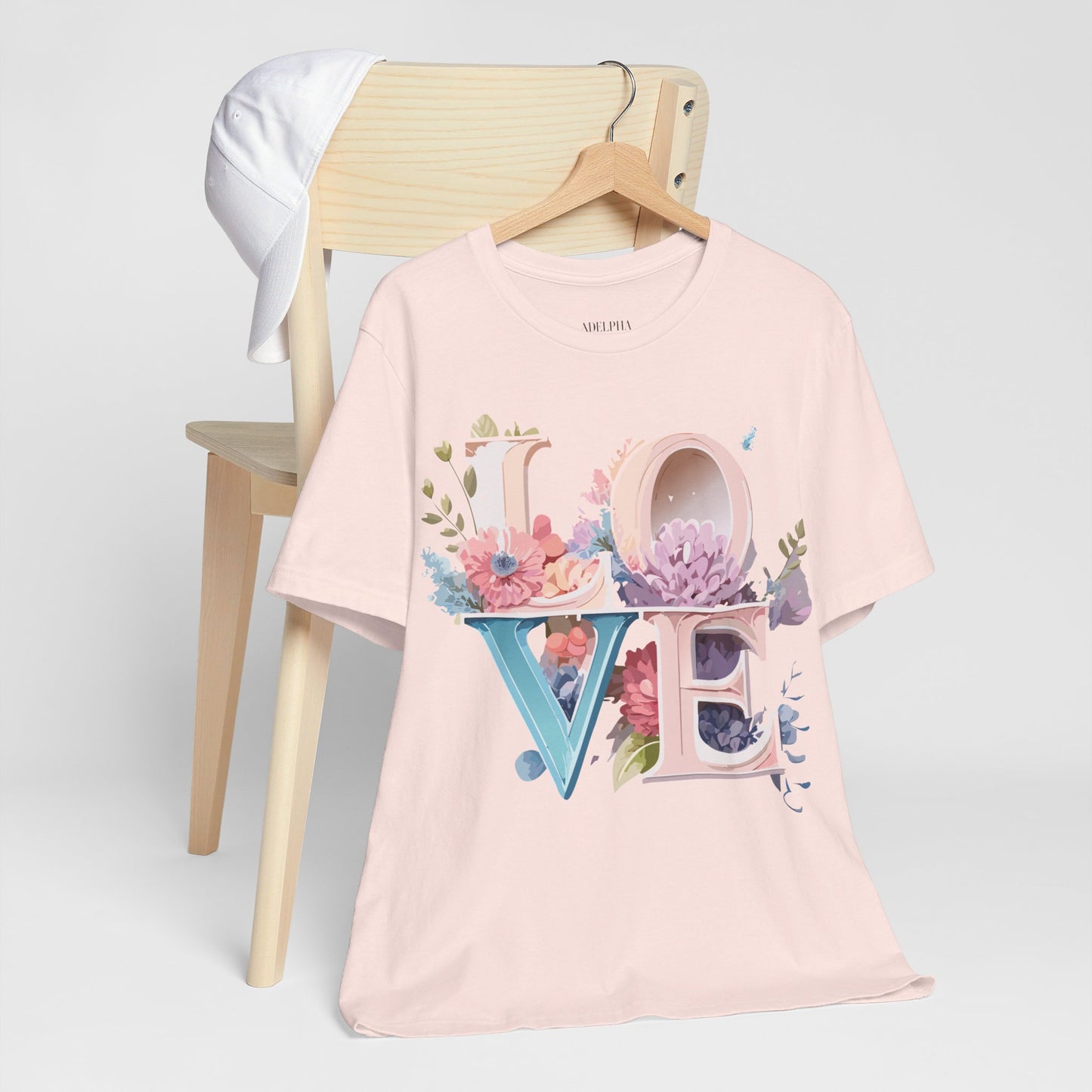 T-Shirt aus natürlicher Baumwolle – Love Story-Kollektion