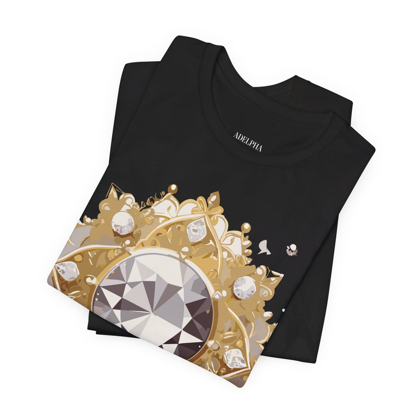 T-Shirt aus natürlicher Baumwolle – Queen Collection