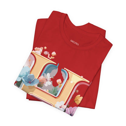 Natural Cotton Tee Shirt - Letters Collection - H Printify