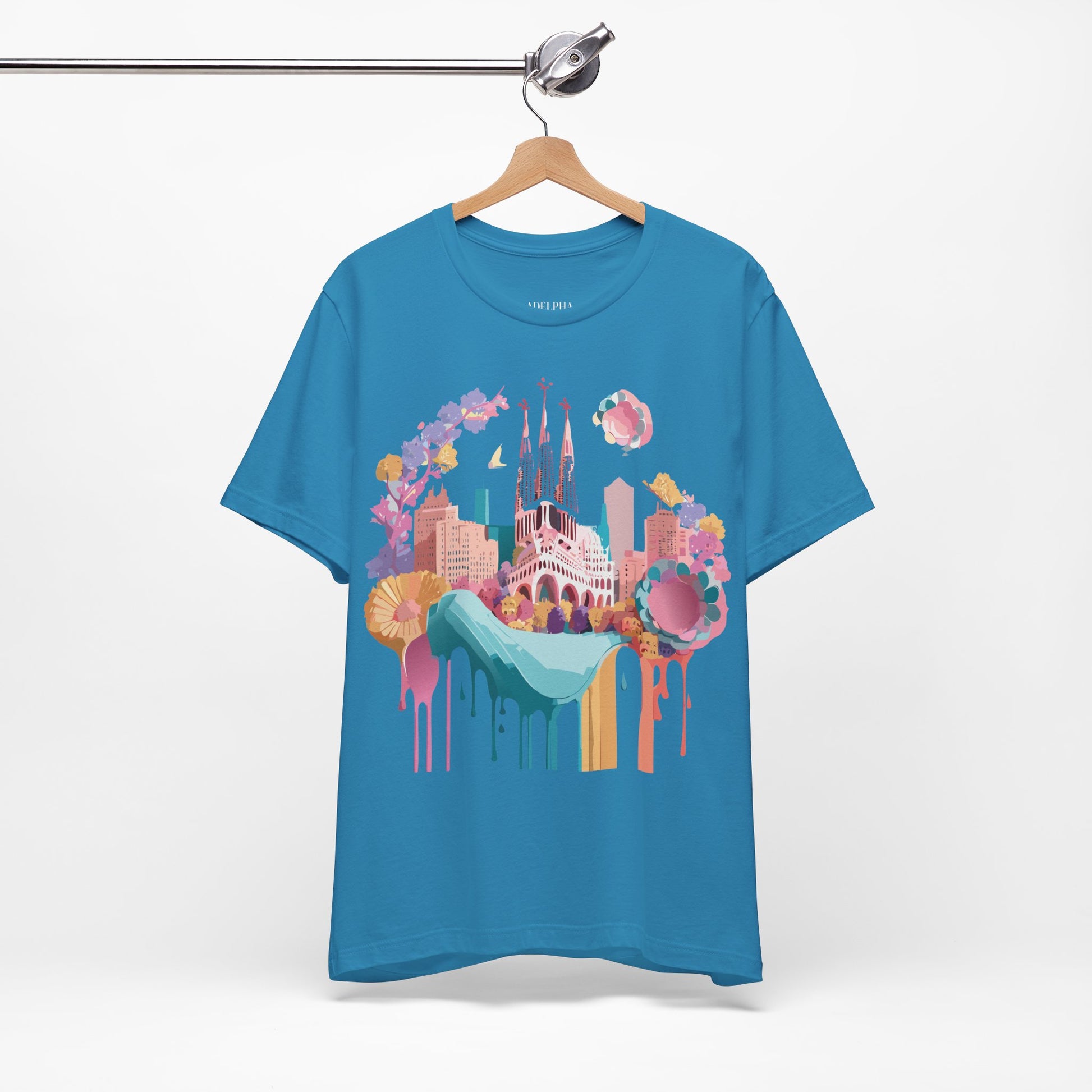 Tourist Shirt, Shirt with Barcelona - ADELPHA