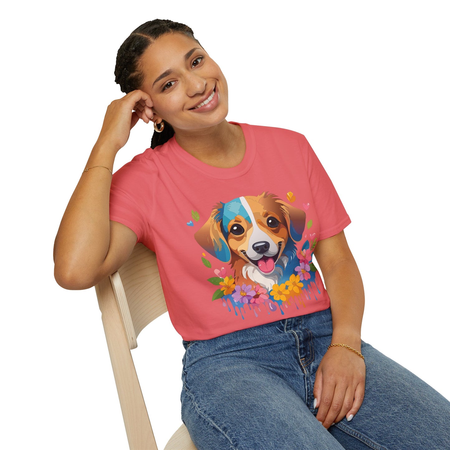 Dog Shirt, Shirt with Dog, Animal Tee, Shirt with Animals
