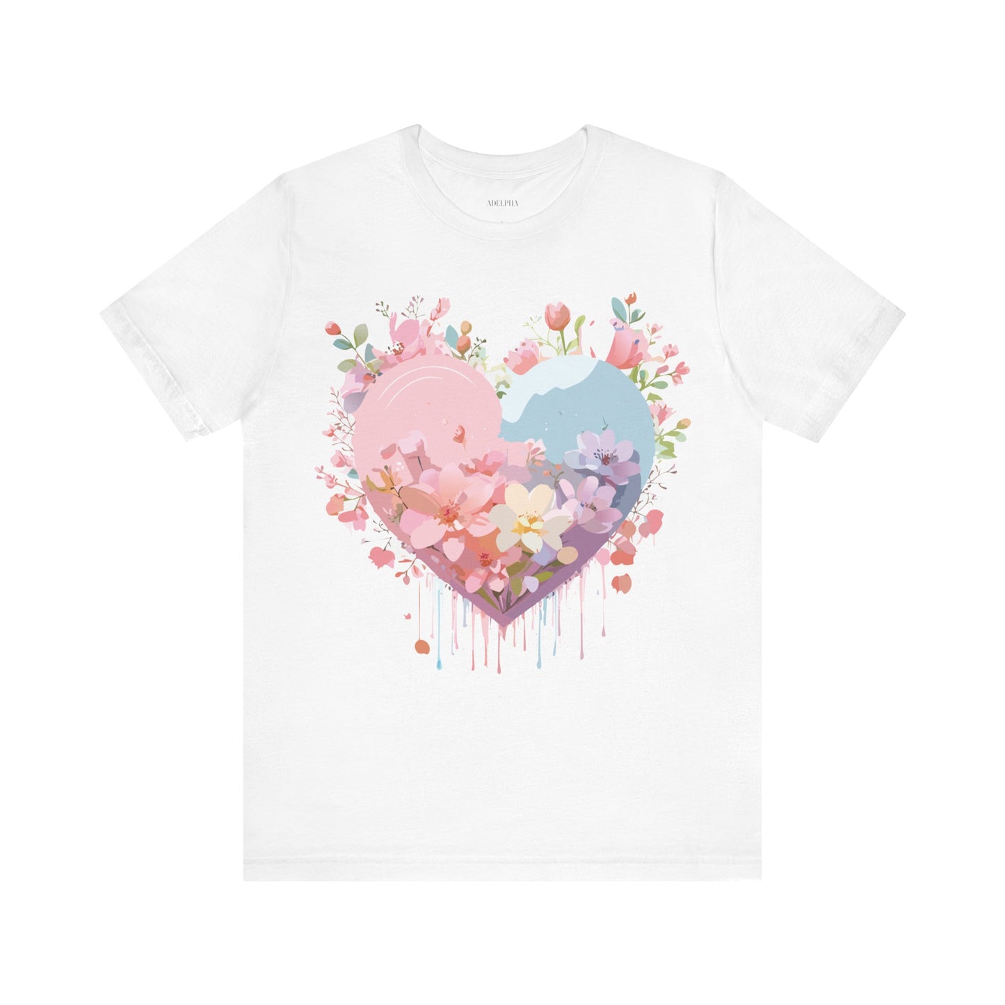 T-shirt en coton naturel - Collection Love story