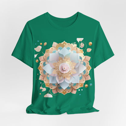 Natural Cotton Tee Shirt - Medallion Collection Printify